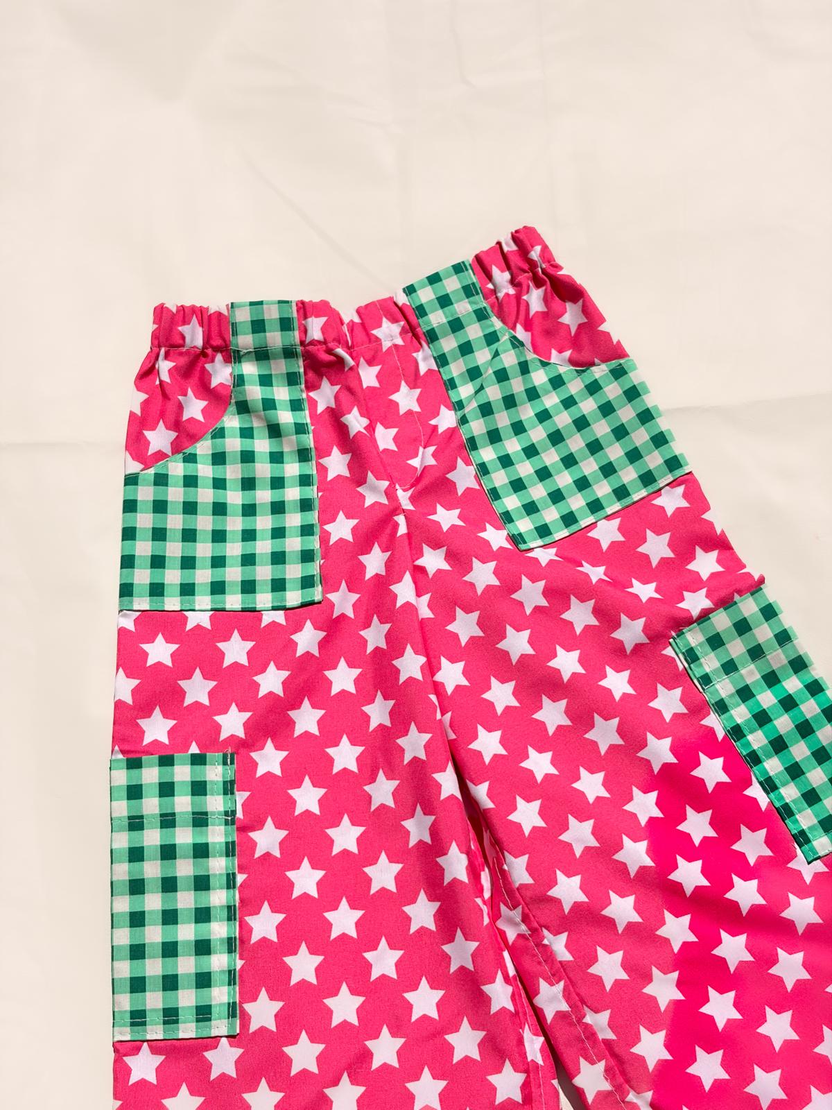 Pink Star Toddler Pants