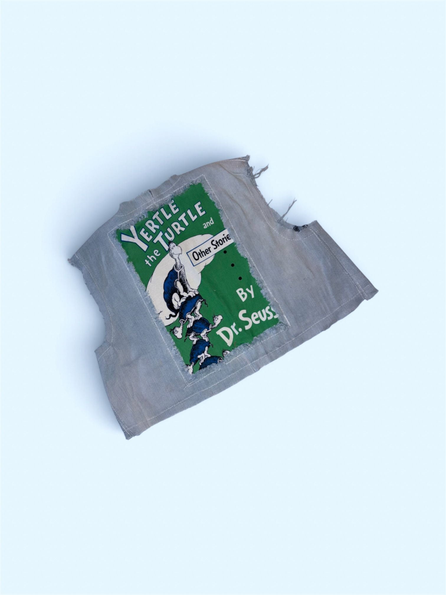 Handmade Dr Suess Denim Kids Vest