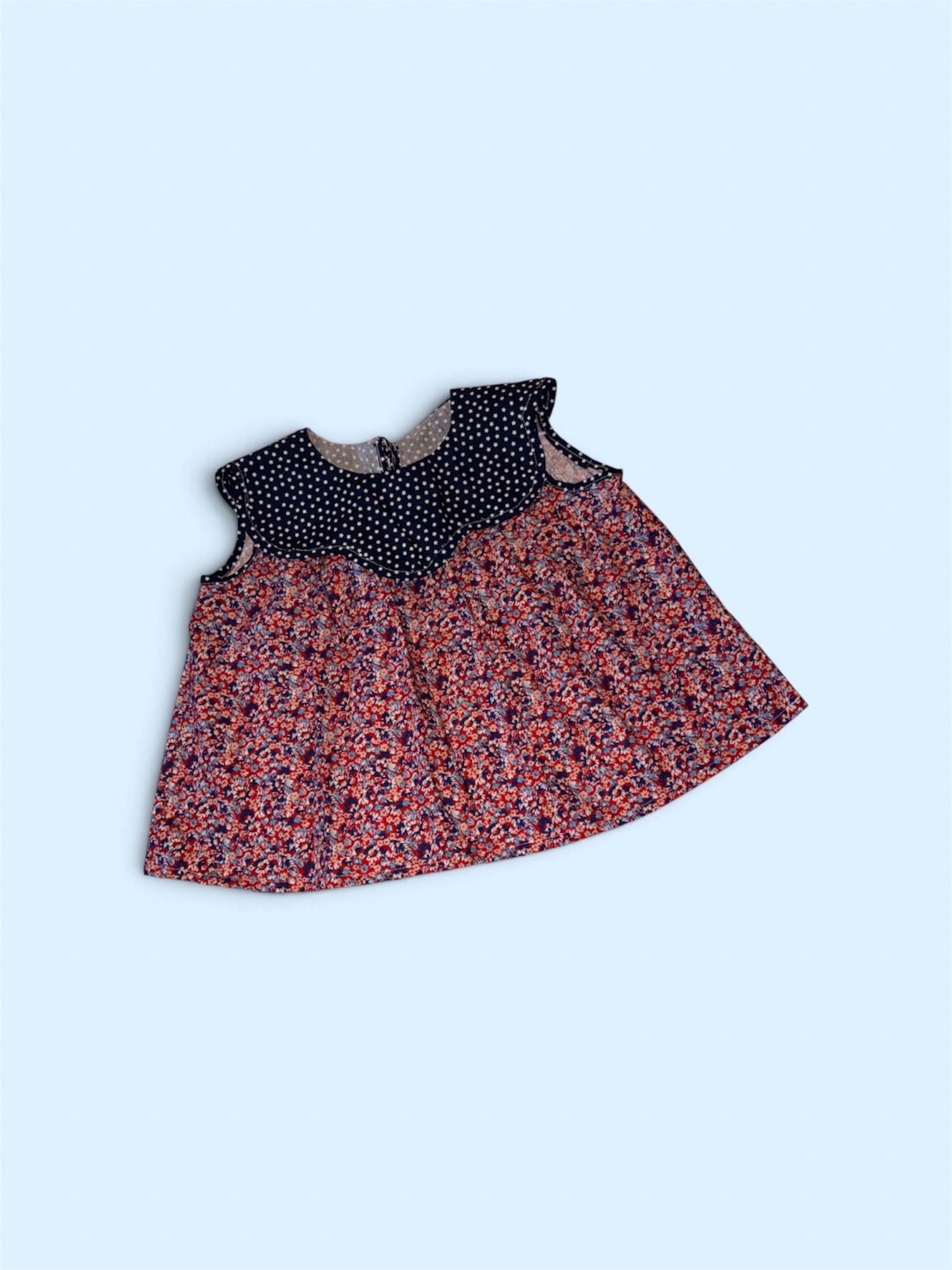 Handmade Floral Kids Blouse