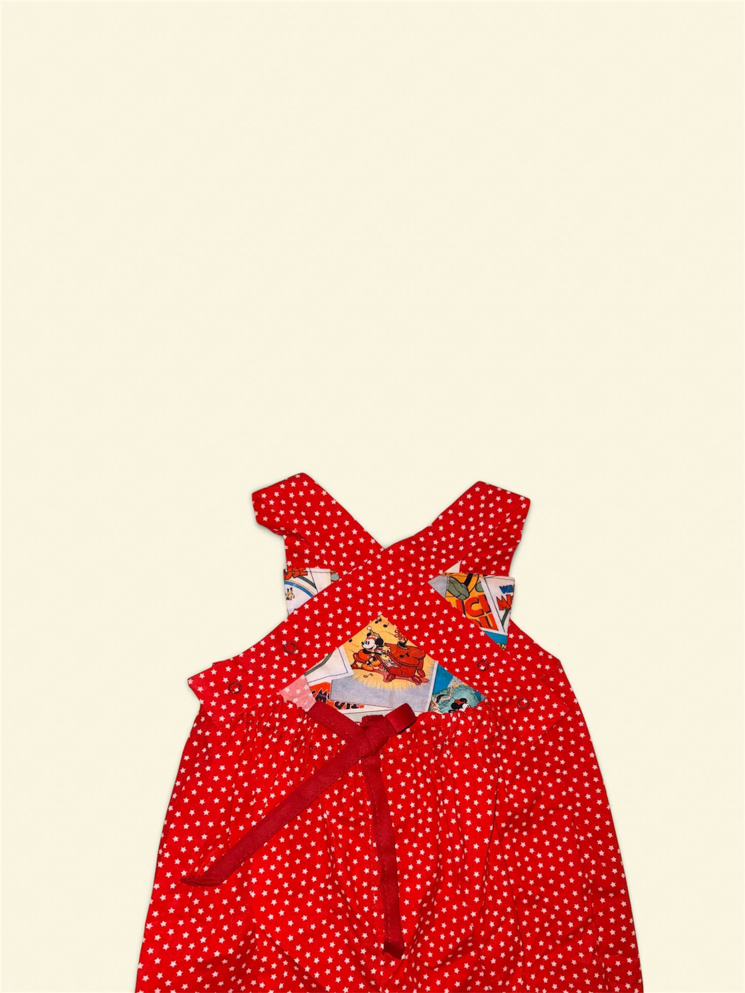 Handmade Mickey Mouse Kids Overalls